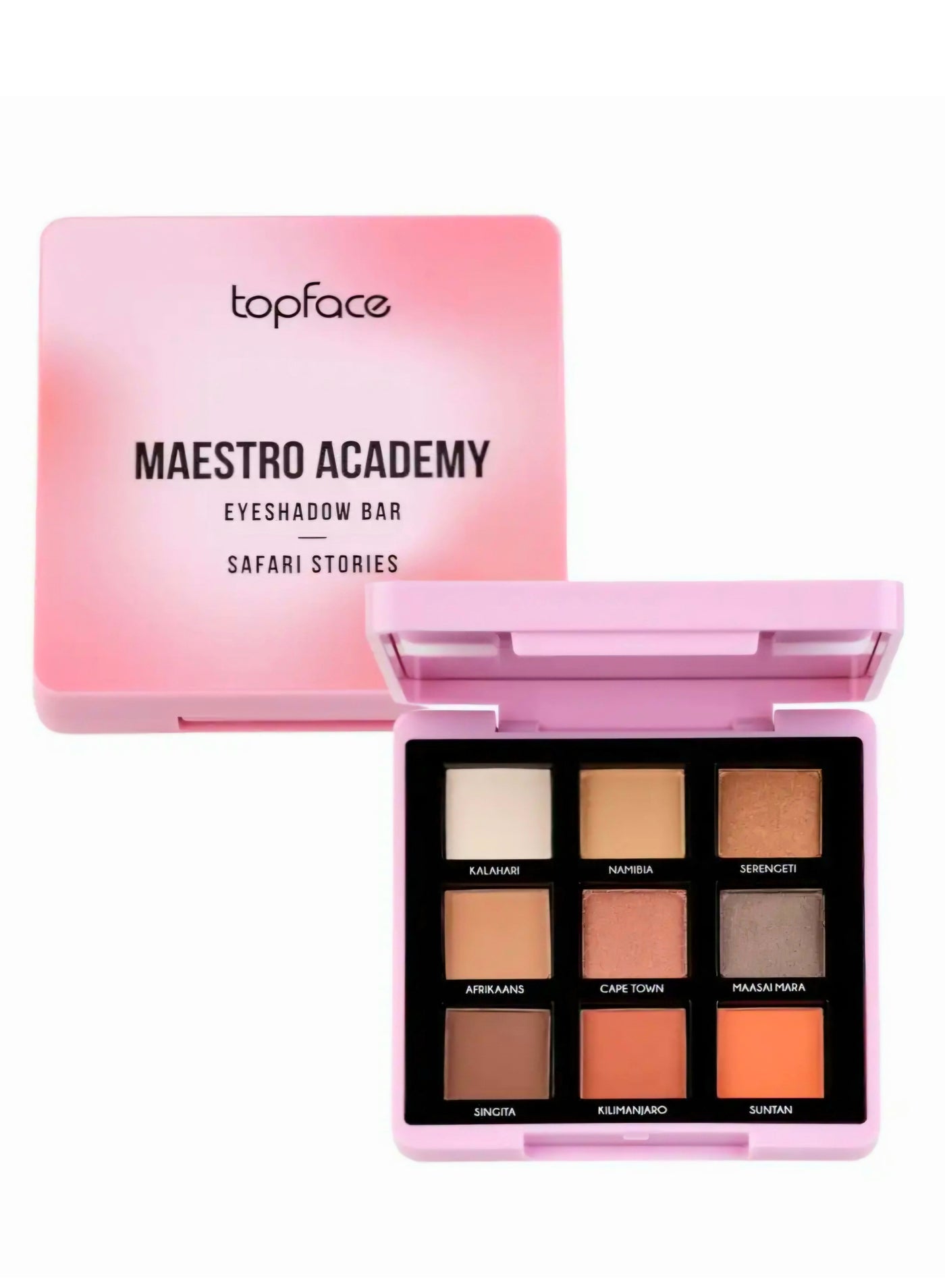 topface Meastro Academy Eyeshadow Bar - Safari Stories